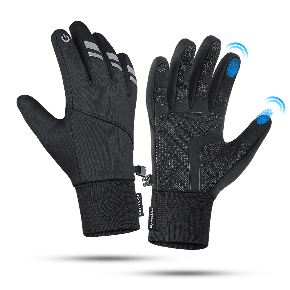 Mountain Biking Gloves Mens - Gants de cyclisme chauds pour hommes,