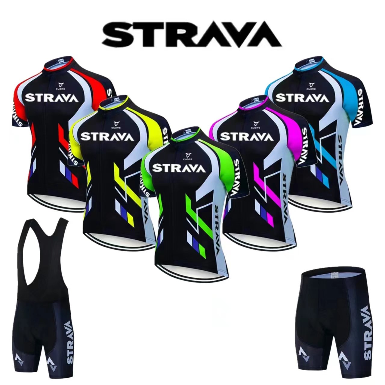 Mountain Biking Overalls - Strava – maillot de vélo d'été,