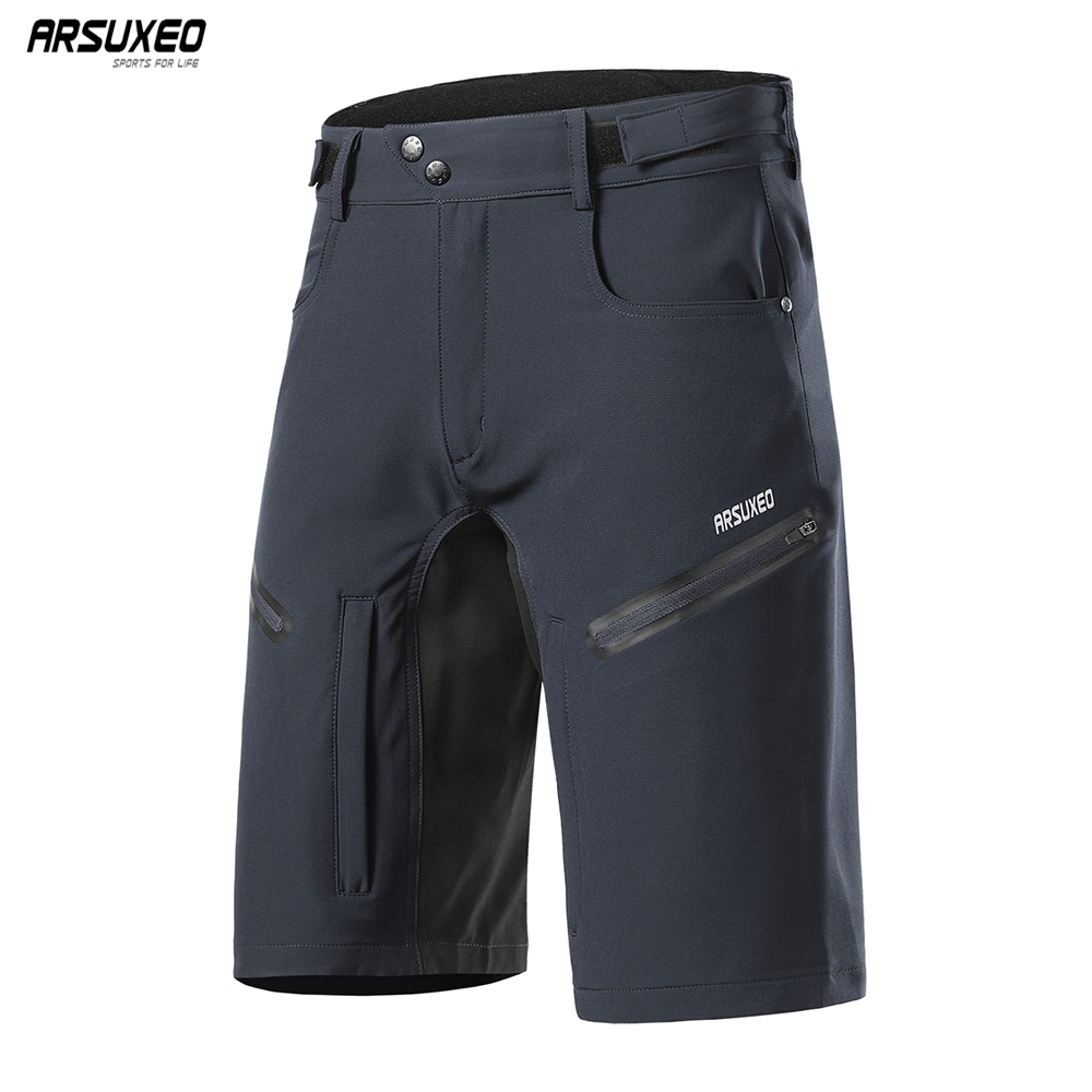 Mountain Biking Overalls - ARSUXEO Short de cyclisme pour homme,