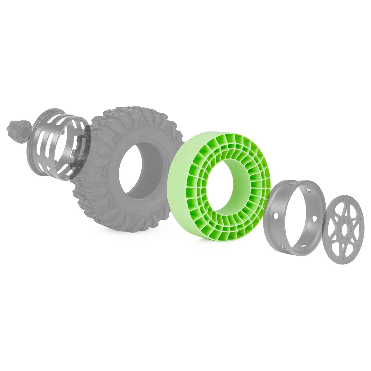 Pneu sur chenilles RC, mousse  - Tire Insert Foam avis et prix